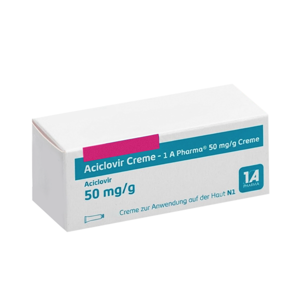 Aciclovir - 1A Pharma Creme 50 mg g